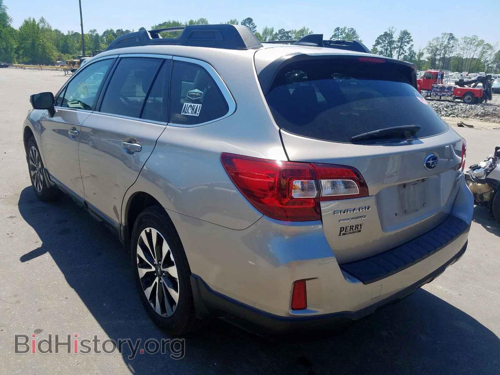2016 SUBARU OUTBACK - VIN: 4S4BSANC1G3315633 - Фото 3