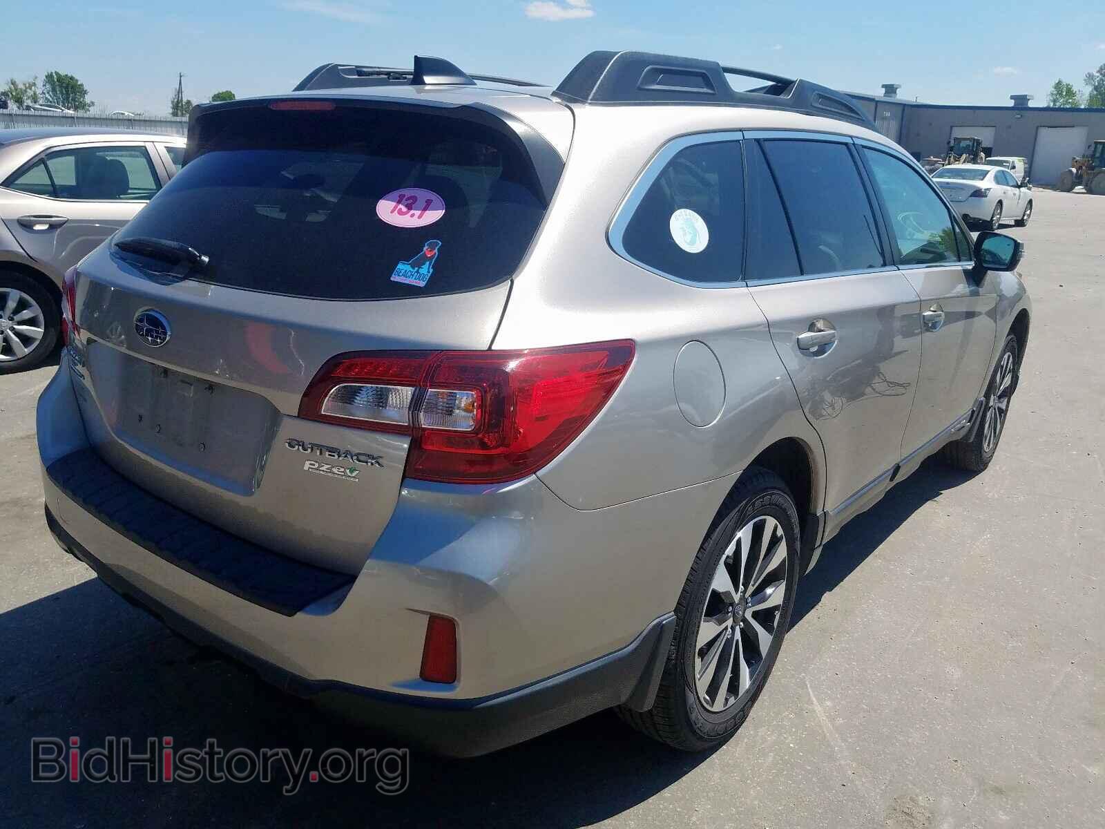 2016 SUBARU OUTBACK - VIN: 4S4BSANC1G3315633 - Фото 4