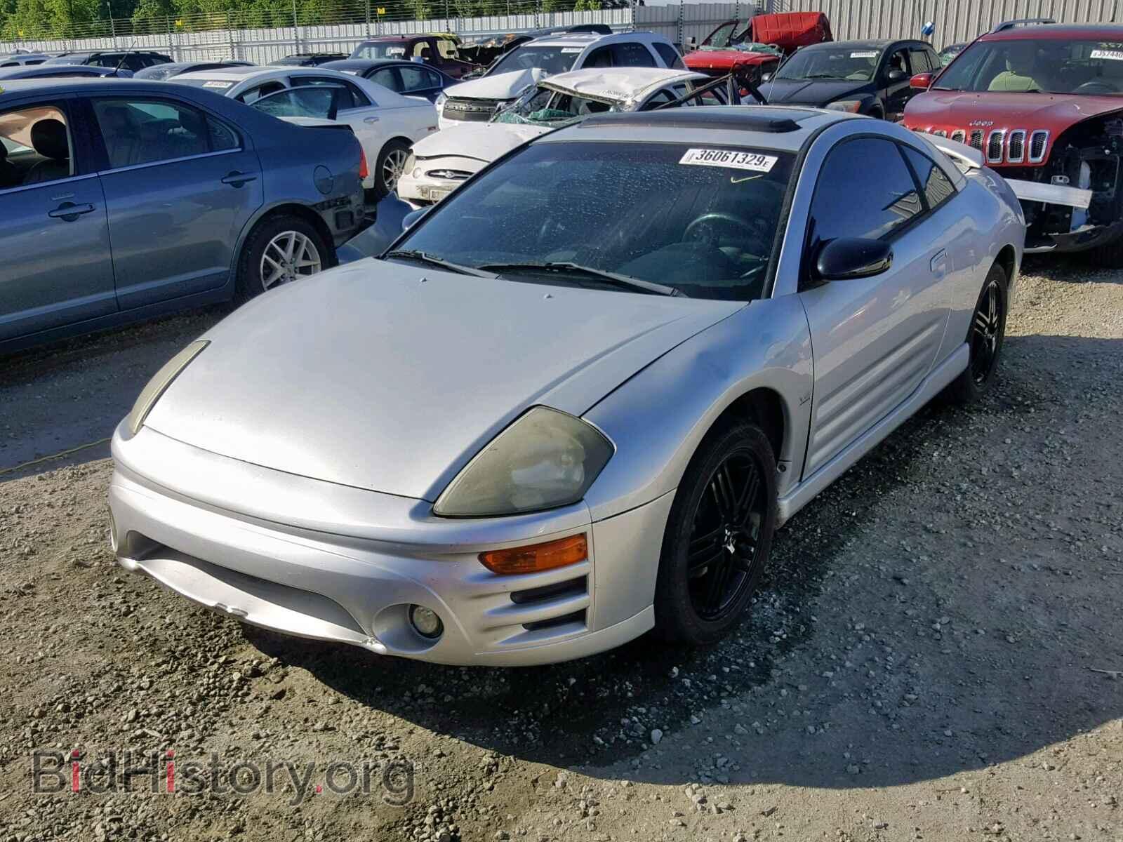 2003 MITSUBISHI ECLIPSE - VIN: 4A3AC84H73E107089 - Фото 2