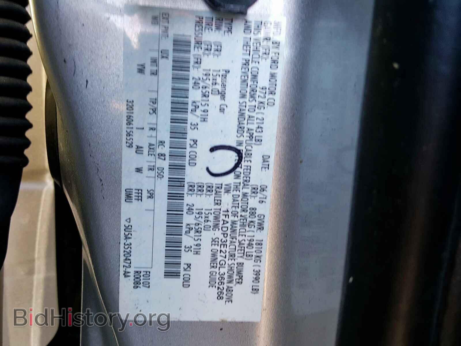 2016 FORD FOCUS - VIN: 1FADP3E27GL366268 - Photo 10