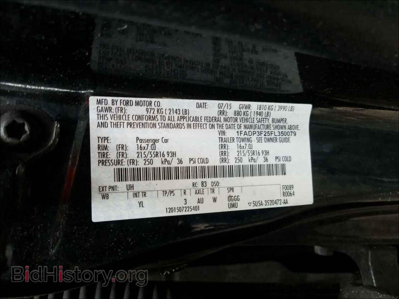 2015 FORD FOCUS - VIN: 1FADP3F25FL350079 - Фото 10