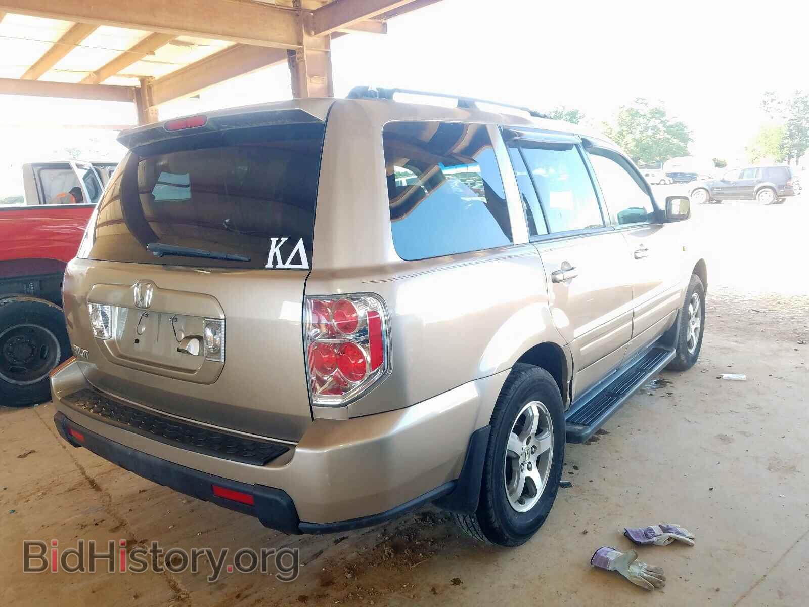 2006 HONDA PILOT - VIN: 5FNYF287X6B047108 - Фото 4