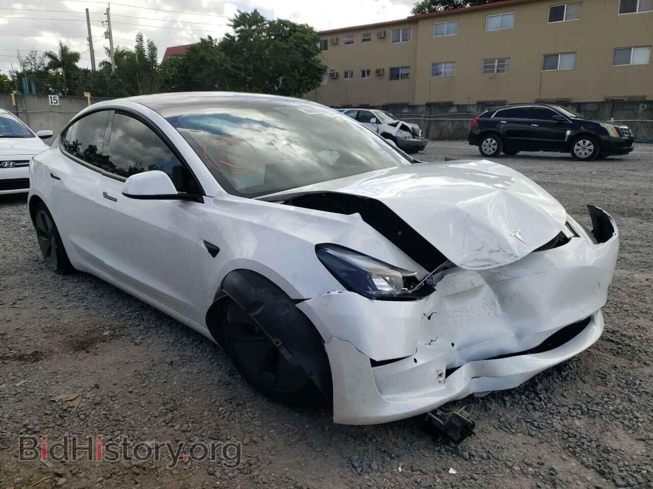 Photo 5YJ3E1EA4MF989658 - TESLA MODEL 3 2021