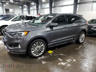 2021 Ford EDGE Edge Titan, gray — VIN 2FMPK4K90MBA01676, Copart