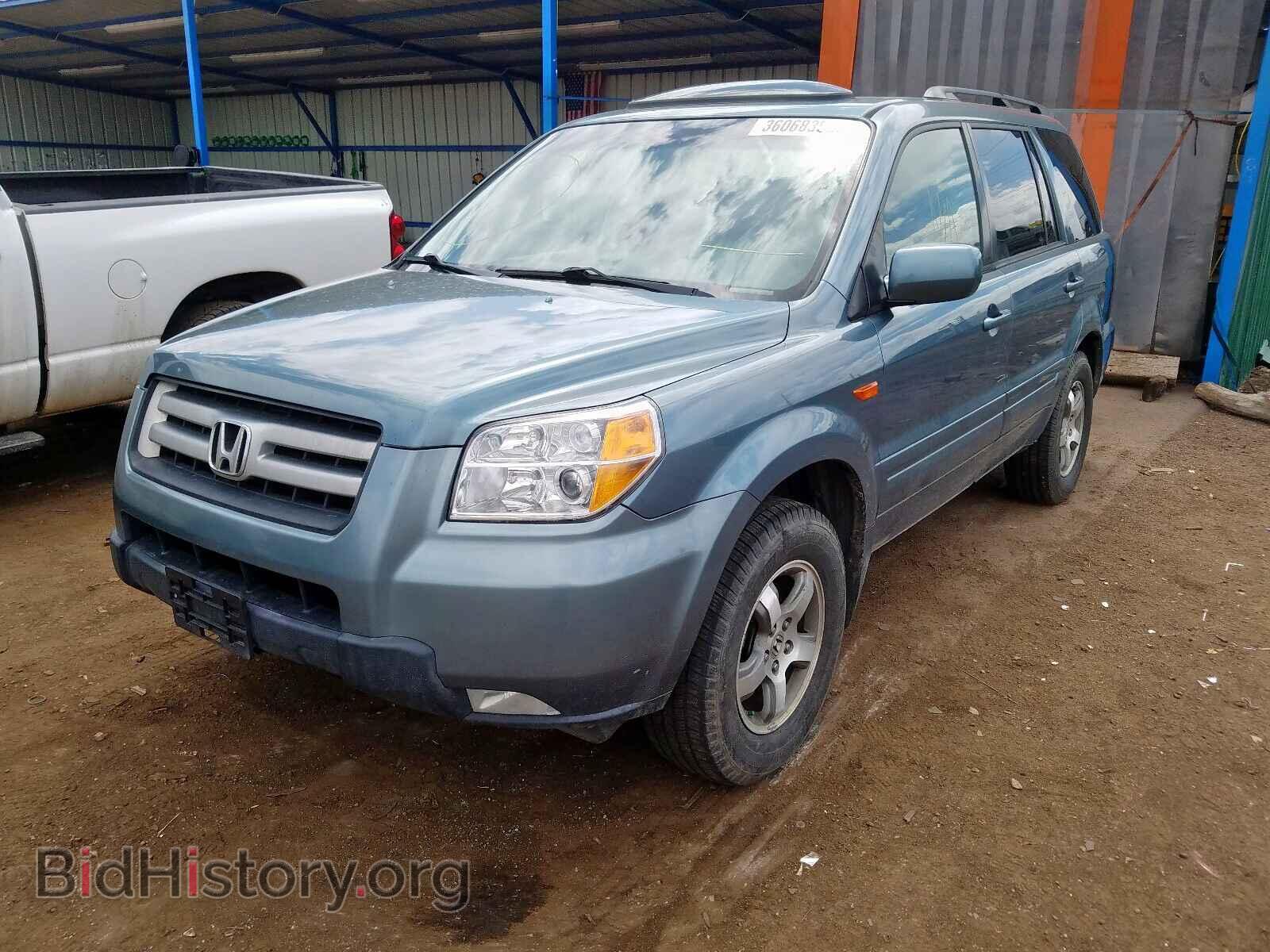 2006 HONDA PILOT EX - VIN: 2HKYF186X6H535896 - Фото 2