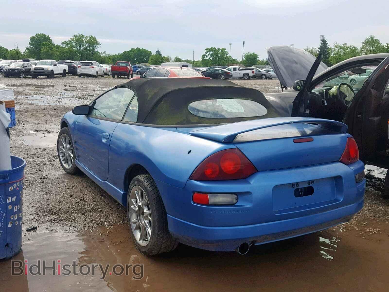 2002 MITSUBISHI ECLIPSE - VIN: 4A3AE85H52E038197 - Фото 3