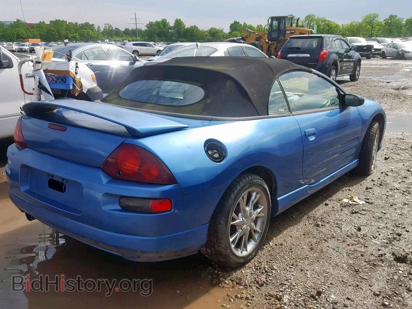 2002 MITSUBISHI ECLIPSE - VIN: 4A3AE85H52E038197 - Фото 4