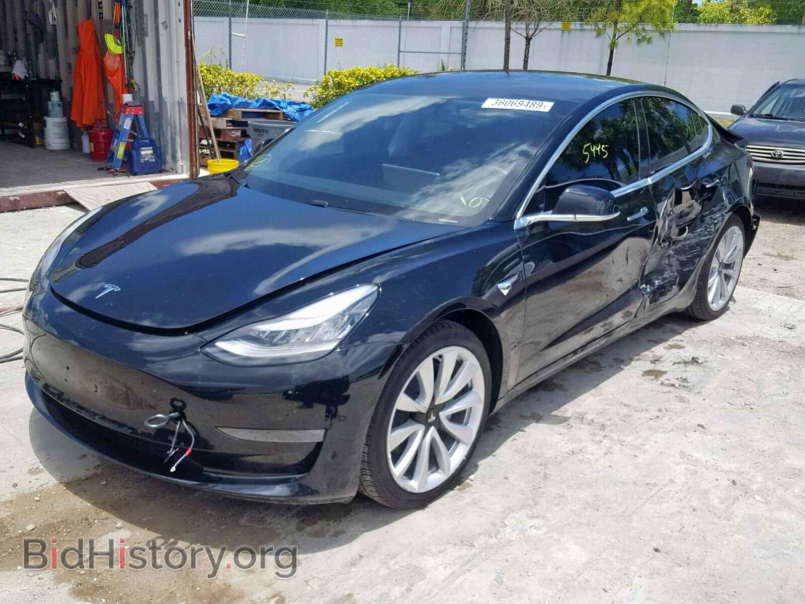 2018 TESLA MODEL 3 - VIN: 5YJ3E1EA7JF123030 - Фото 2