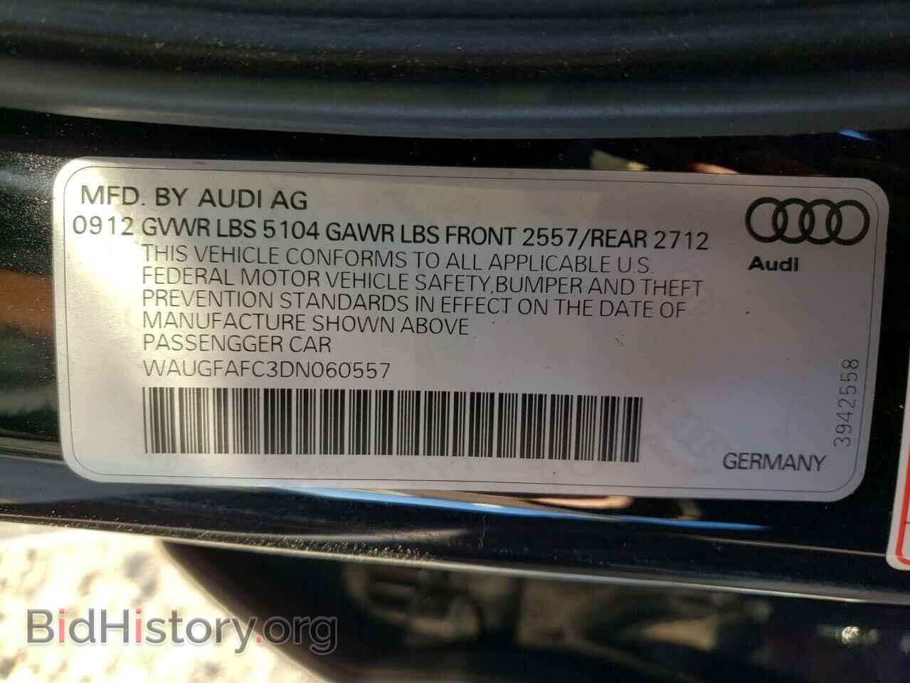 2013 AUDI A6 - VIN: WAUGFAFC3DN060557 - Фото 12
