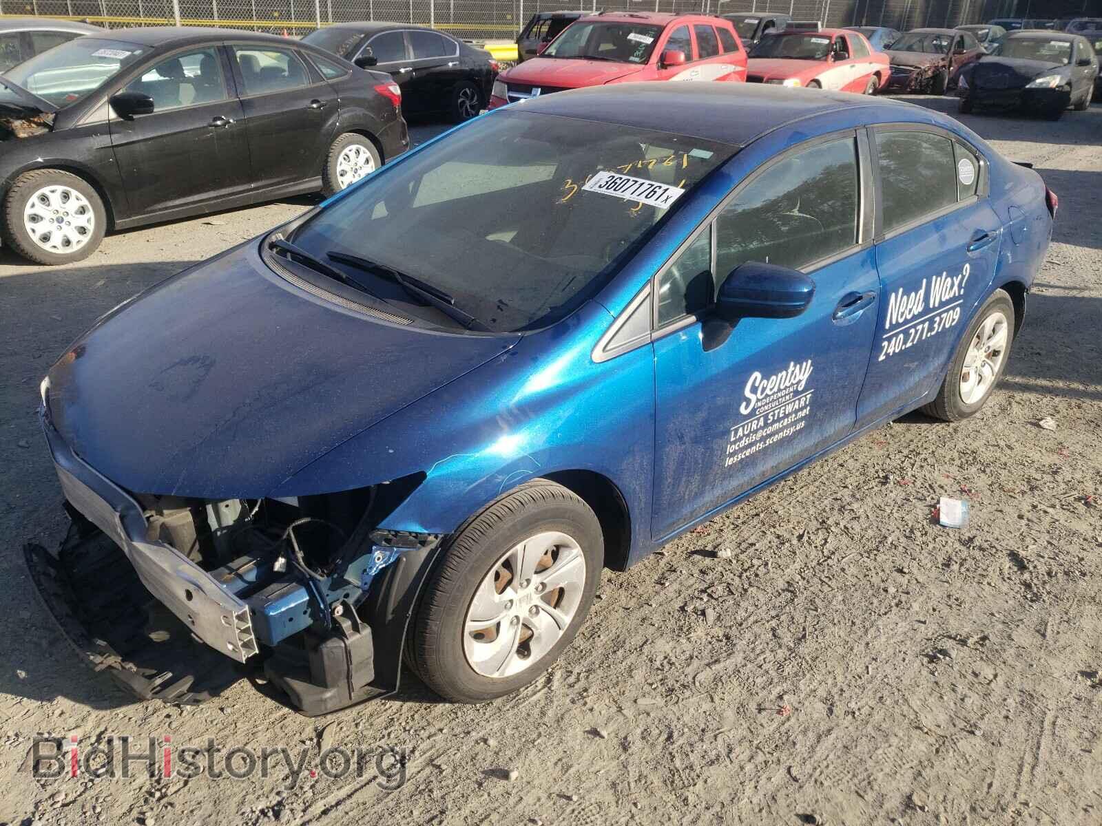 2014 HONDA CIVIC - VIN: 19XFB2E59EE049619 - Фото 2