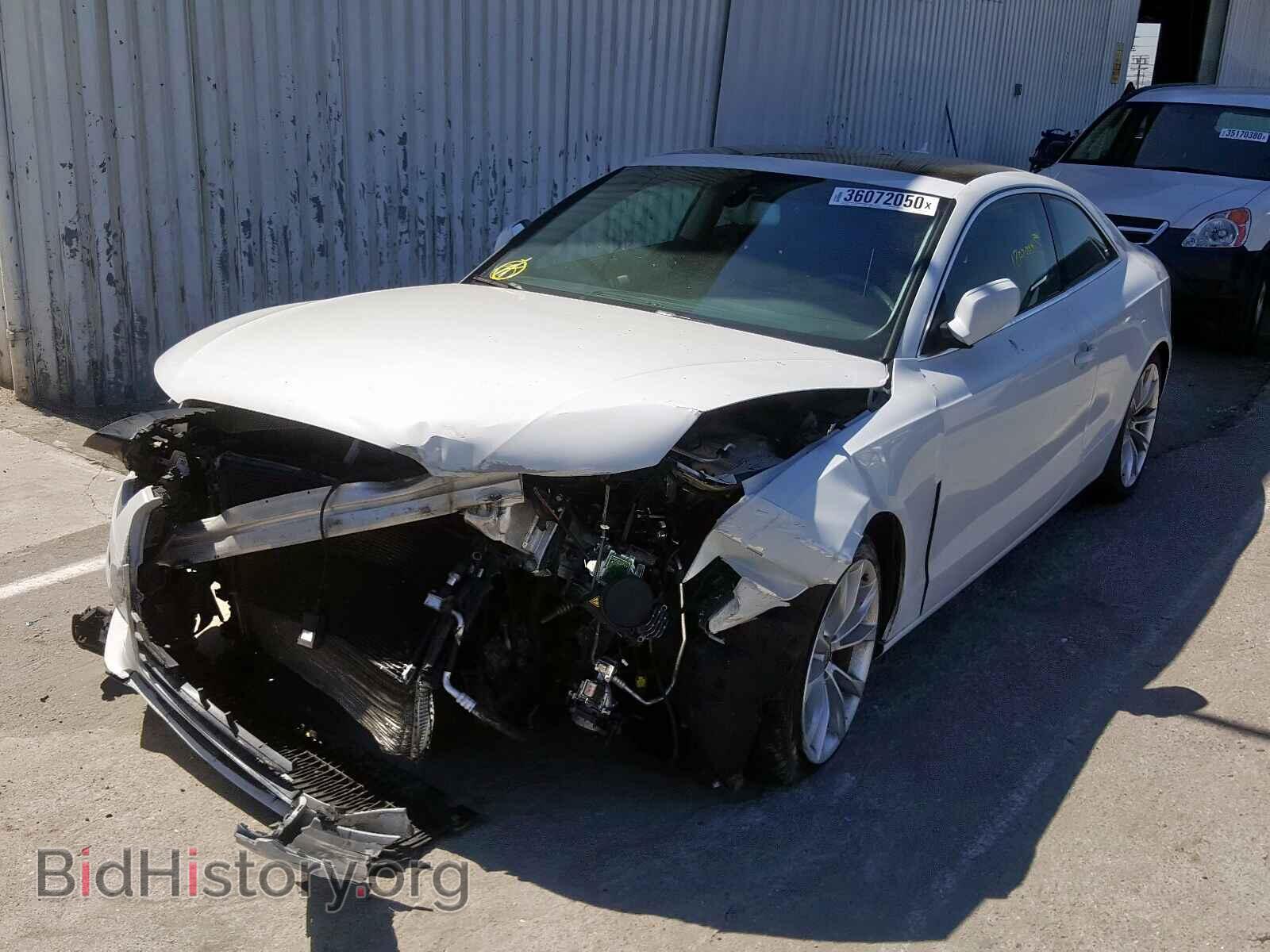 2013 AUDI A5 - VIN: WAUCFAFR0DA025484 - Фото 2