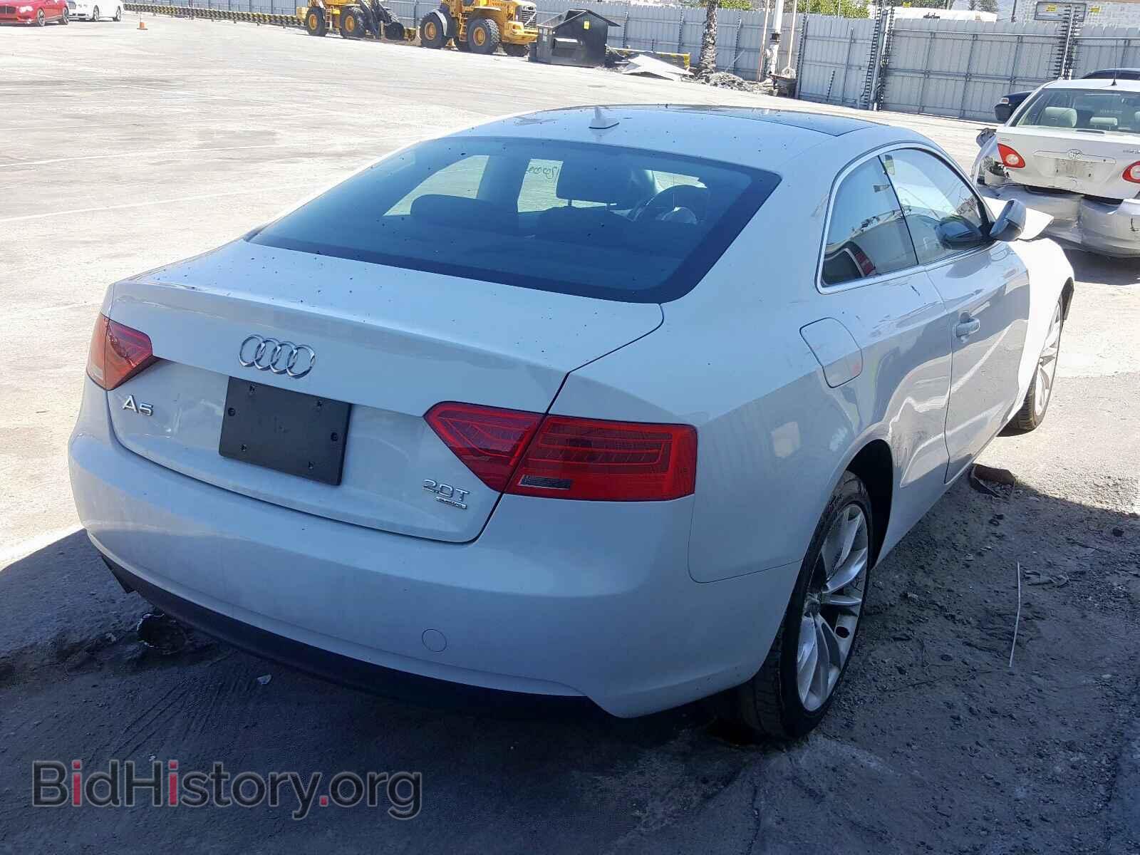 2013 AUDI A5 - VIN: WAUCFAFR0DA025484 - Фото 4