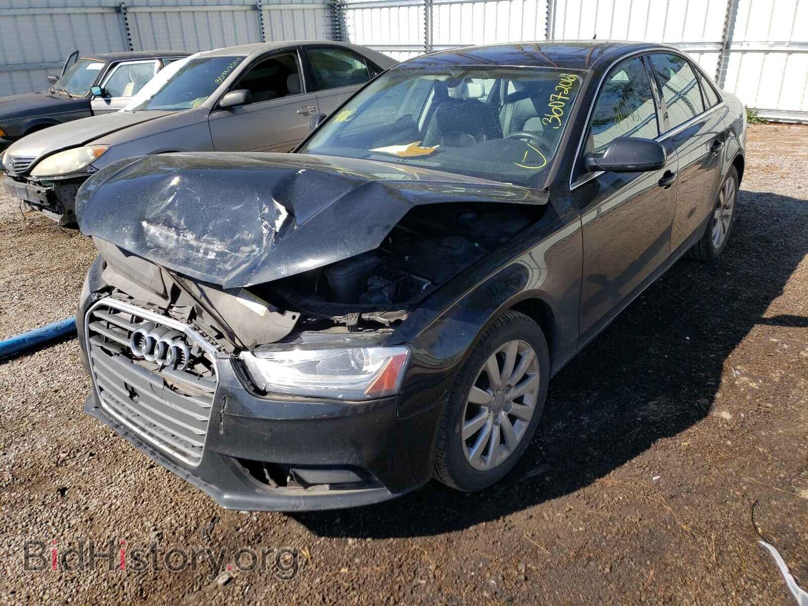 2013 AUDI A4 - VIN: WAUAFAFL2DA130773 - Фото 2