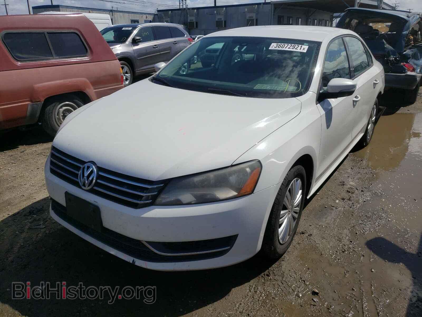 2014 VOLKSWAGEN PASSAT - VIN: 1VWAT7A38EC117826 - Фото 2