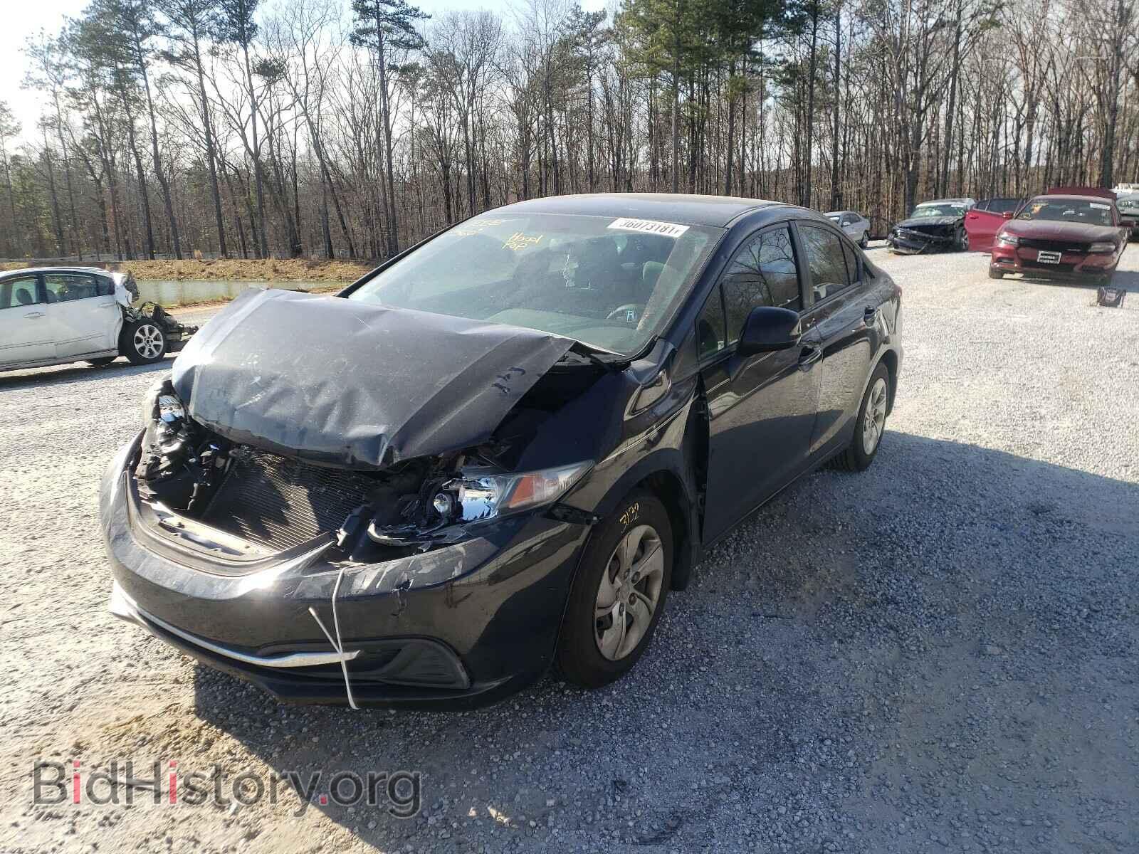 2013 HONDA CIVIC - VIN: 19XFB2F58DE015751 - Фото 2