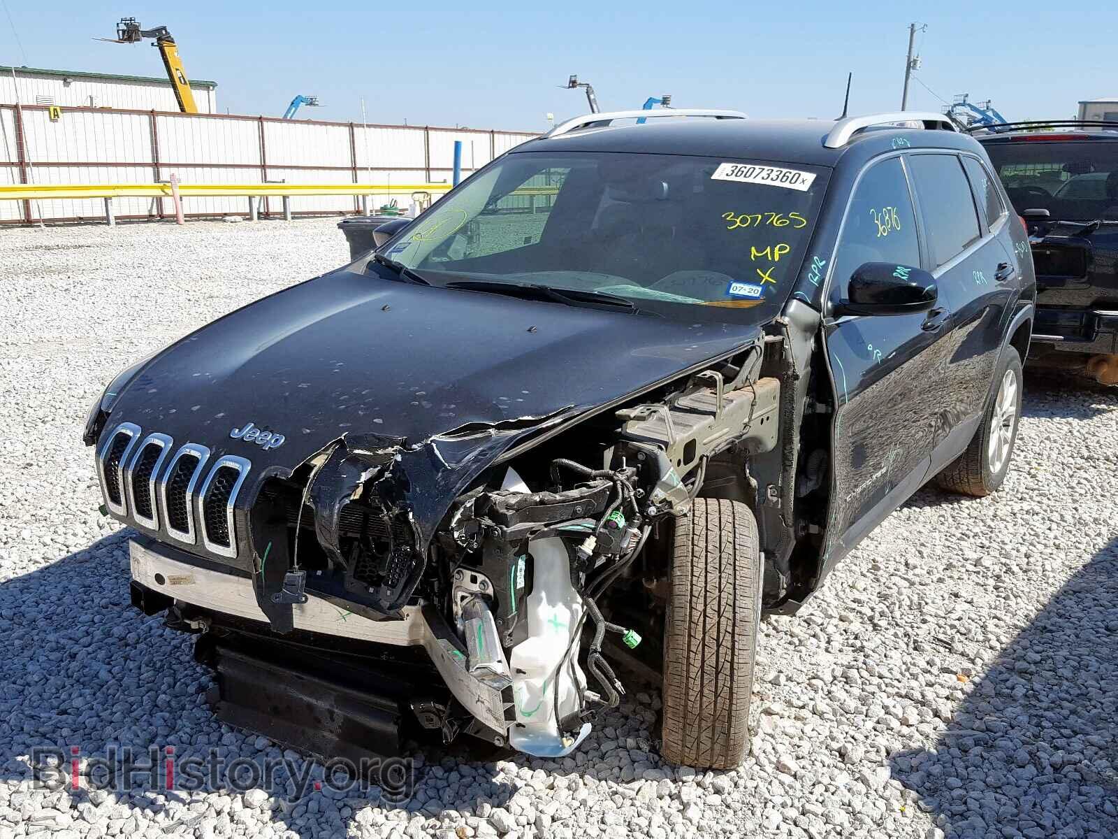 2016 JEEP CHEROKEE - VIN: 1C4PJLCS9GW307765 - Фото 2