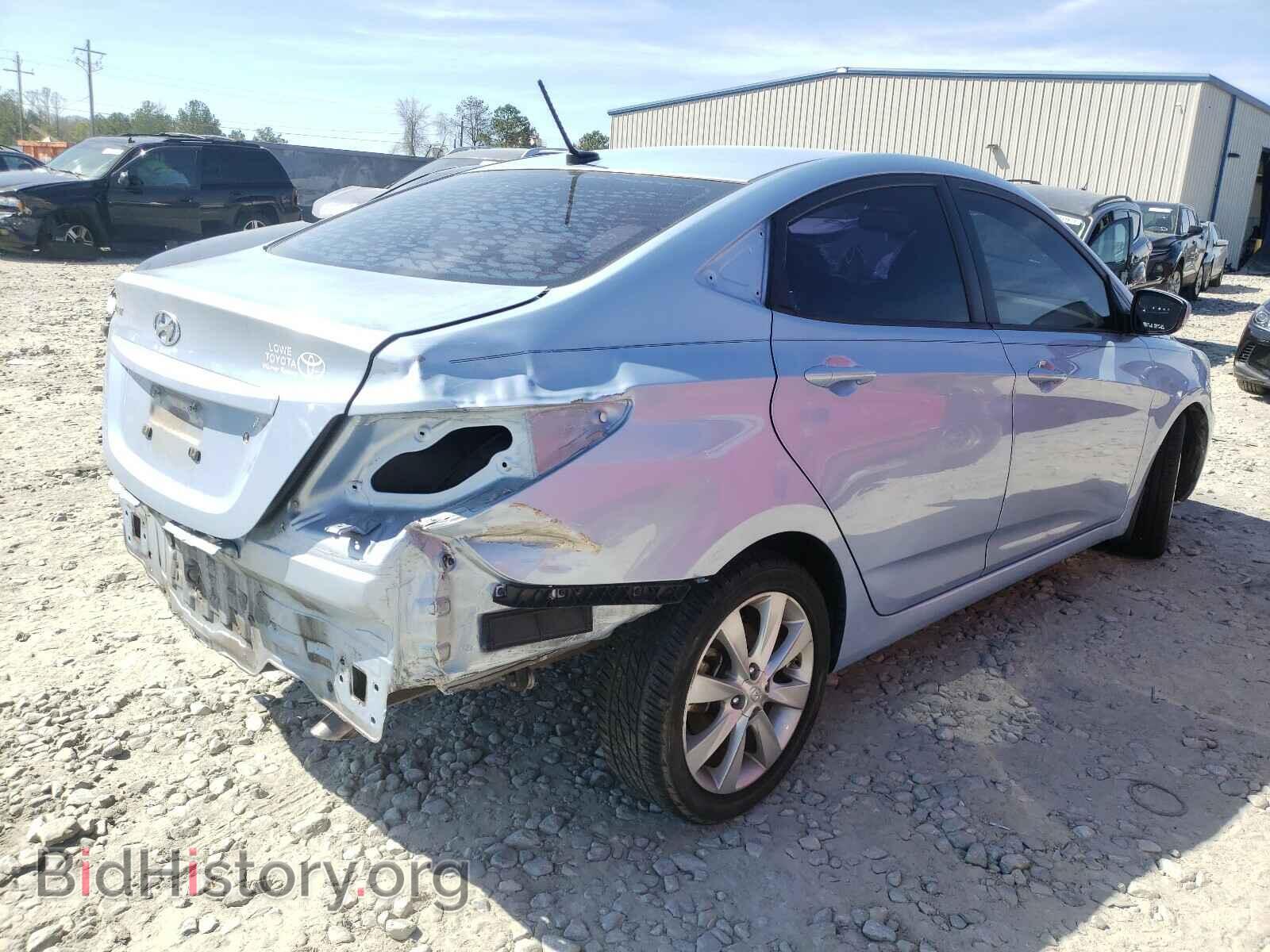 2013 HYUNDAI ACCENT - VIN: KMHCU4AE1DU423070 - Фото 4