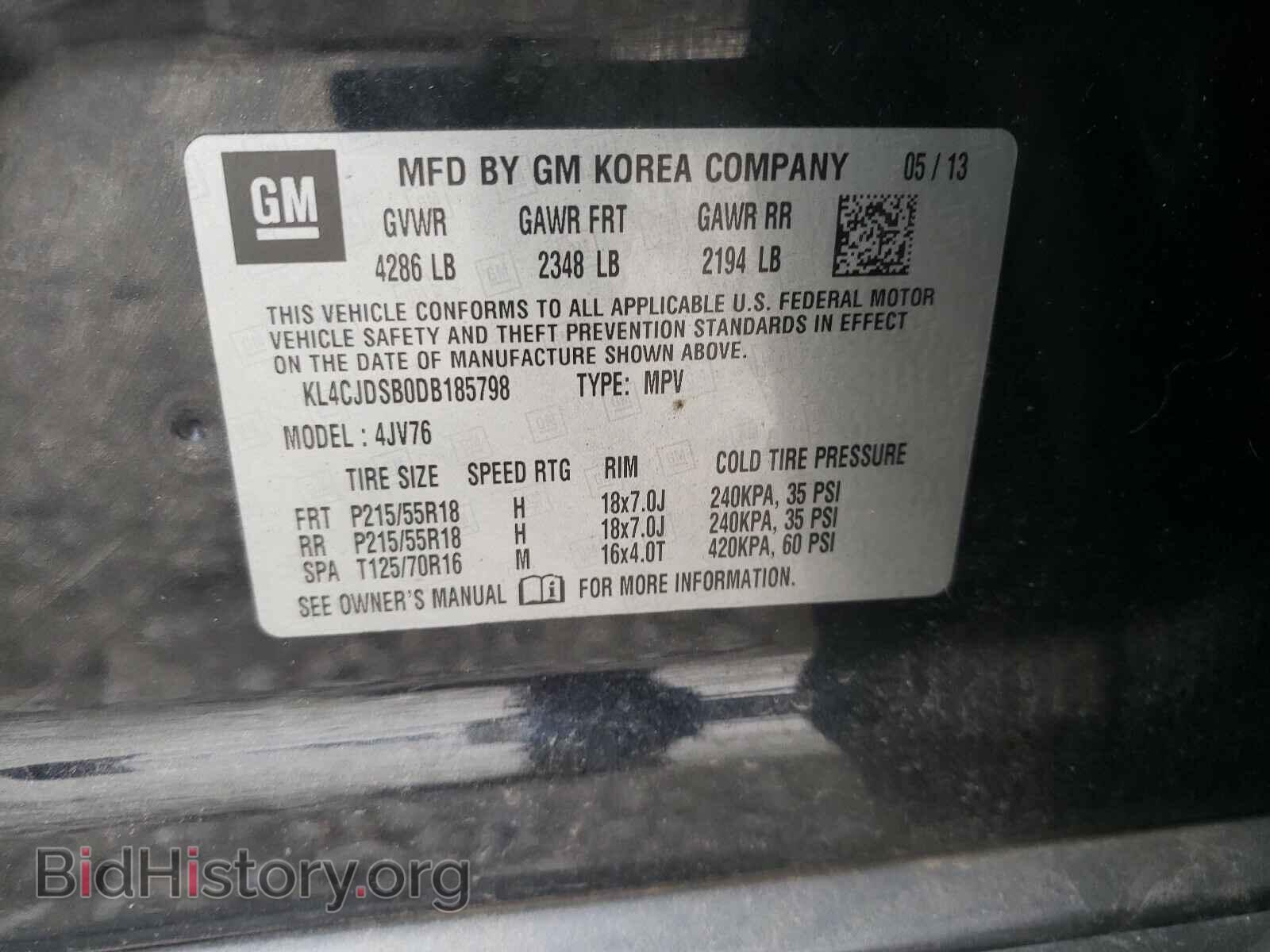 2013 BUICK ENCORE - VIN: KL4CJDSB0DB185798 - Photo 10