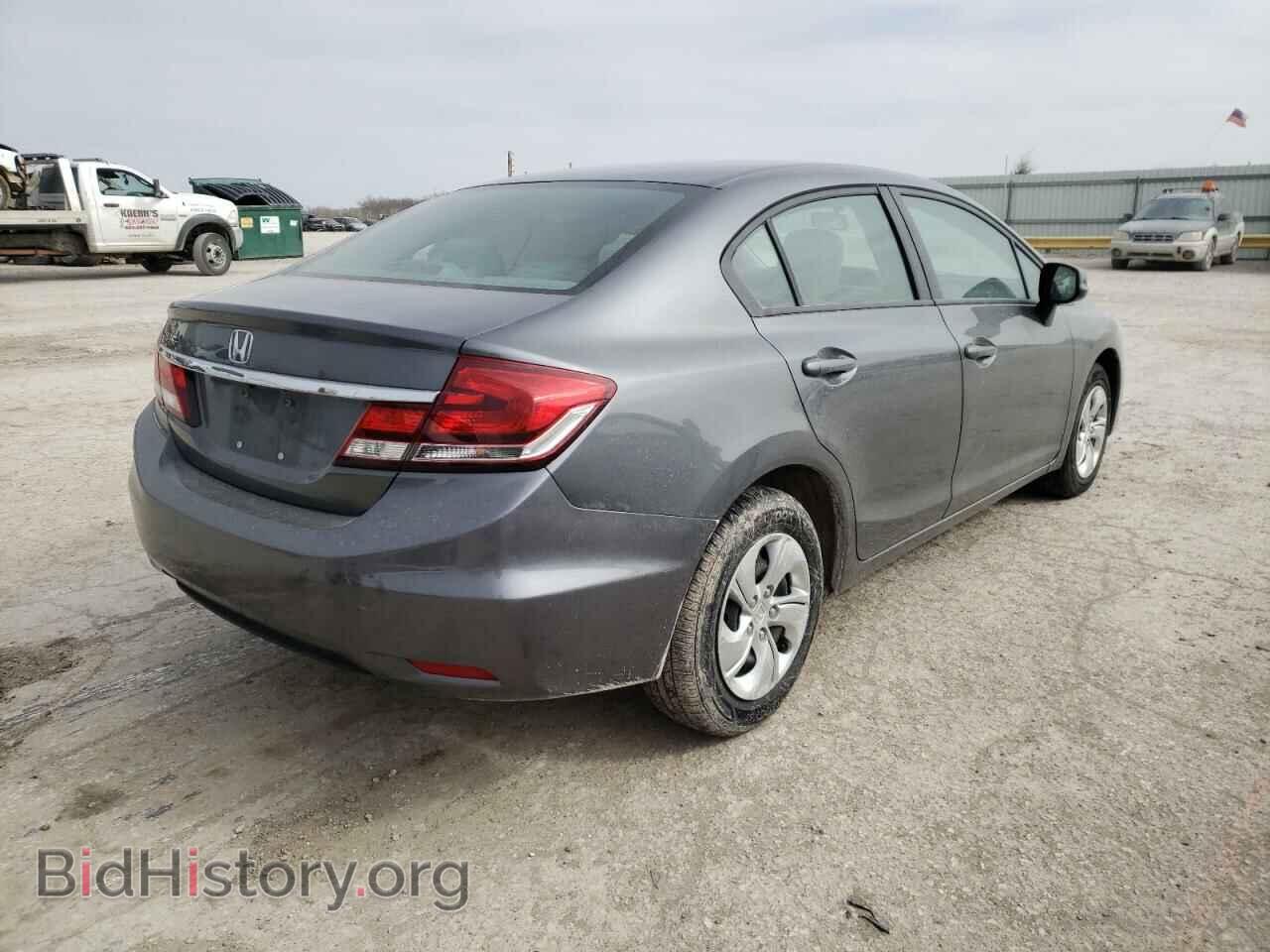 2013 HONDA CIVIC - VIN: 19XFB2F5XDE096624 - Фото 4
