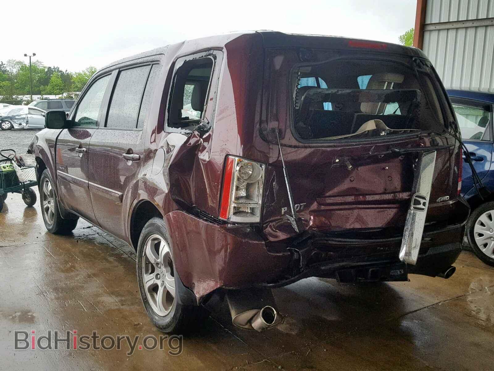 2013 HONDA PILOT EXL - VIN: 5FNYF4H53DB032327 - Фото 3