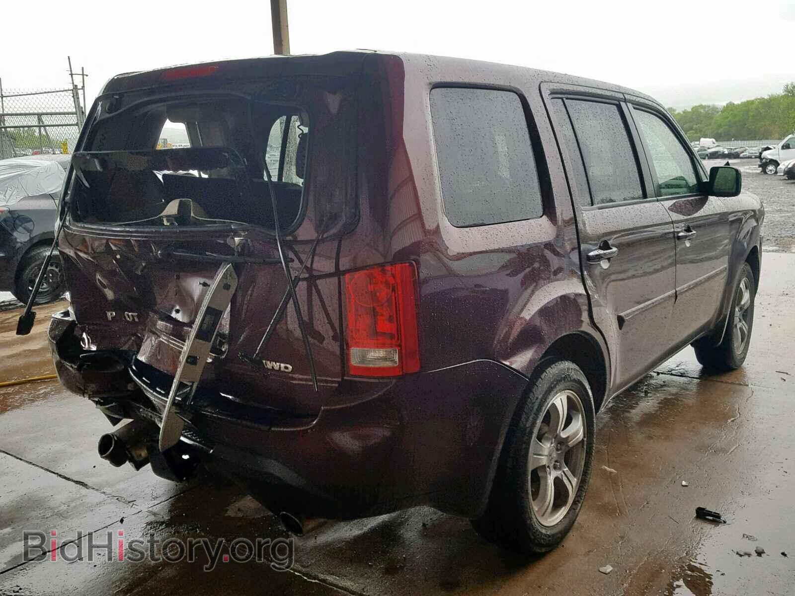 2013 HONDA PILOT EXL - VIN: 5FNYF4H53DB032327 - Фото 4