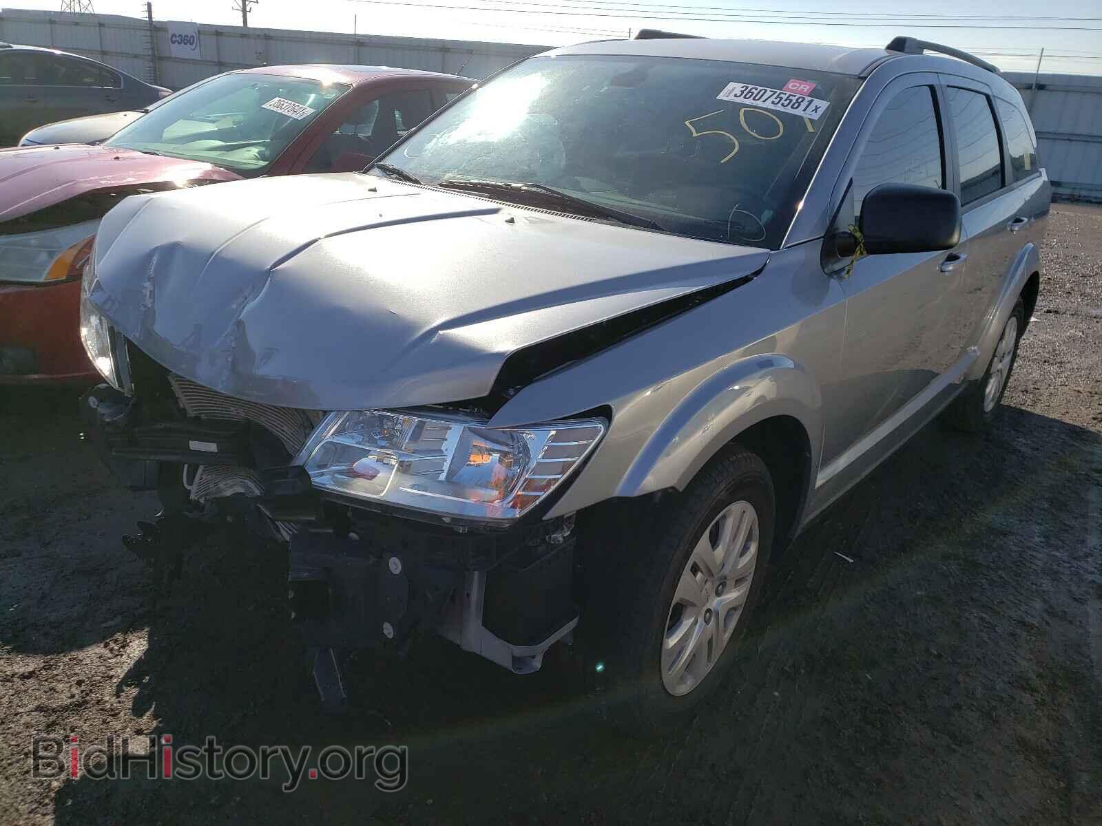 2018 DODGE JOURNEY - VIN: 3C4PDCAB6JT383032 - Фото 2