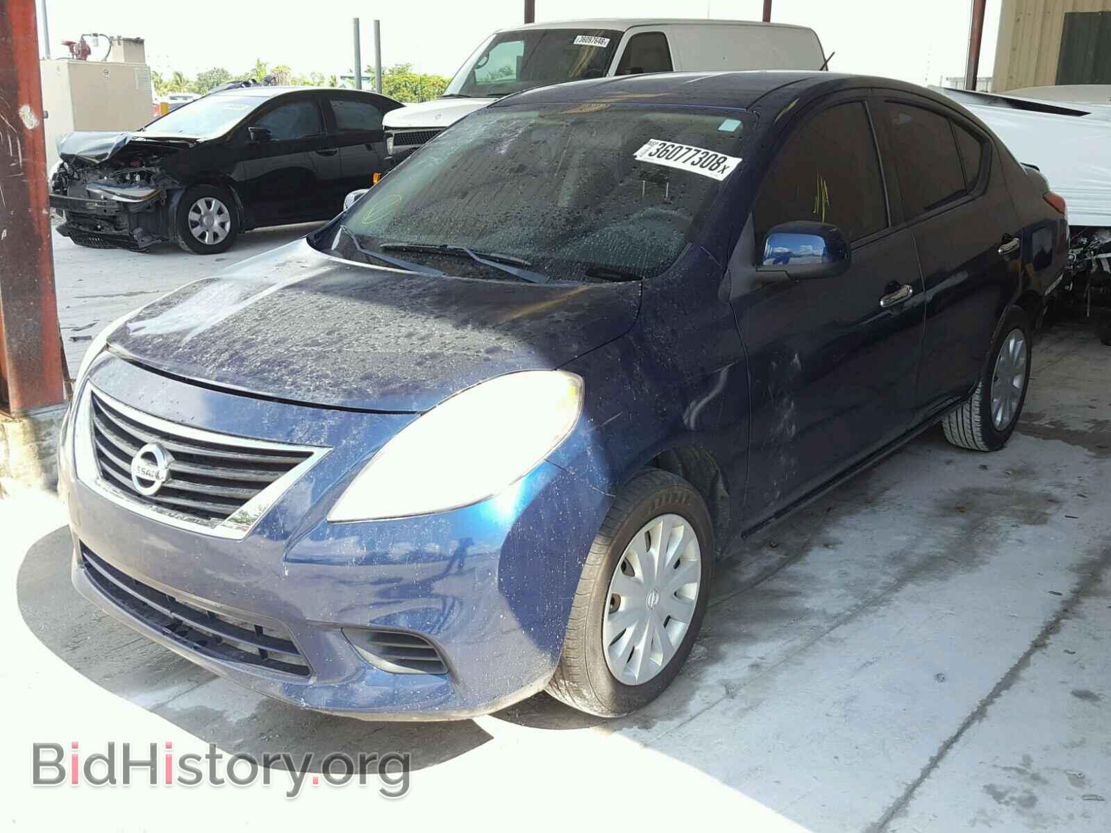 2012 NISSAN VERSA - VIN: 3N1CN7AP5CL922194 - Фото 2