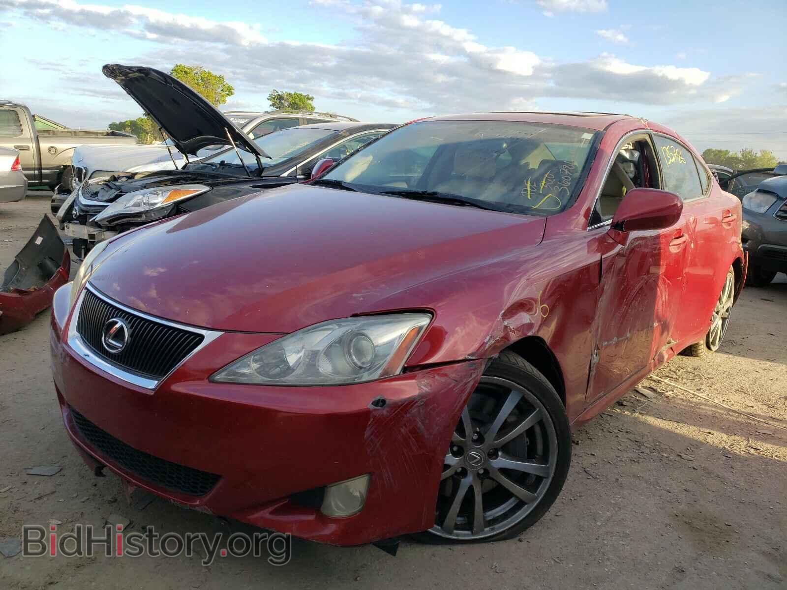 2008 LEXUS IS - VIN: JTHBE262585020336 - Фото 2