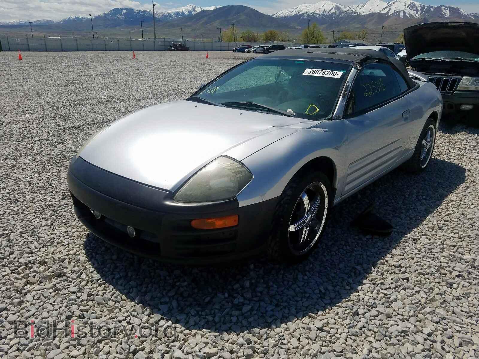 2001 MITSUBISHI ECLIPSE - VIN: 4A3AE45G81E146022 - Photo 2