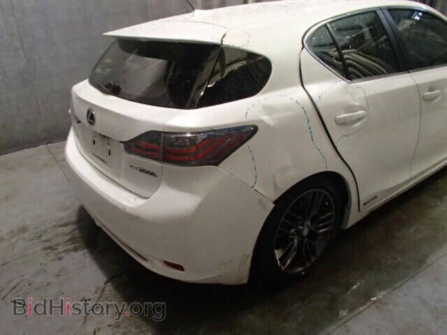 2012 LEXUS CT 200 - VIN: JTHKD5BH4C2062537 - Фото 9