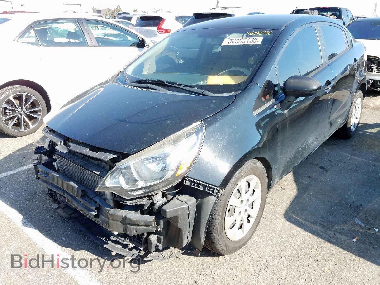2013 KIA RIO - VIN: KNADM4A39D6134219 - Фото 2