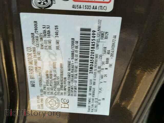 2005 FORD FREESTAR - VIN: 2FMDA58205BA55499 - Фото 10