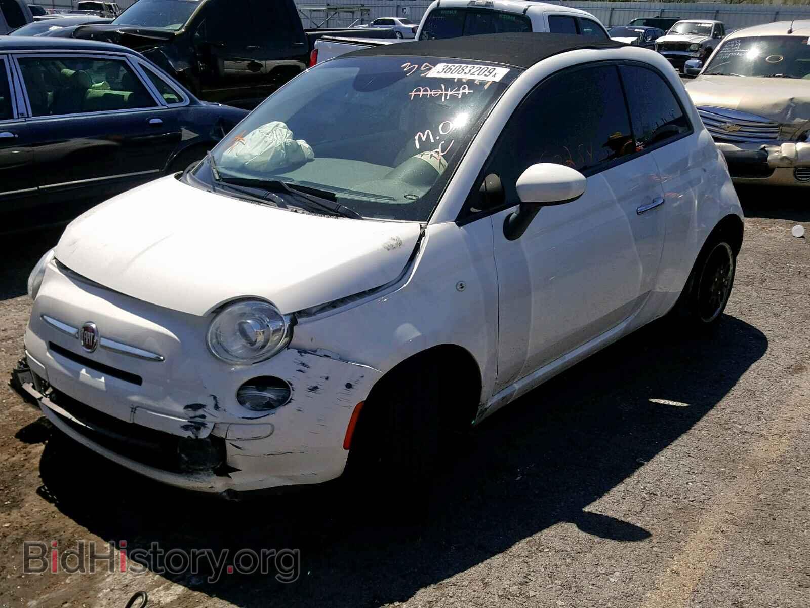 2015 FIAT 500 - VIN: 3C3CFFDR8FT625415 - Фото 2