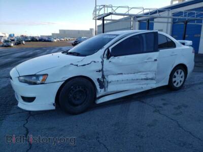 2014 Mitsubishi LANCER Lancer ES/, white — VIN JA32U2FU7EU020148, Copart