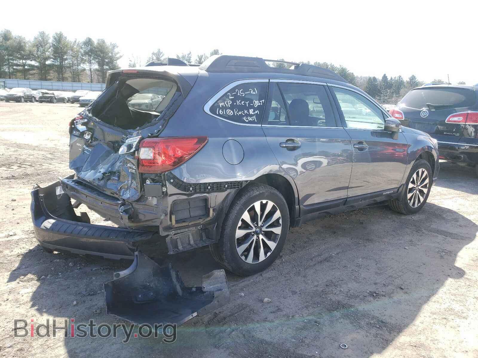 2016 SUBARU OUTBACK - VIN: 4S4BSANC4G3321054 - Фото 4