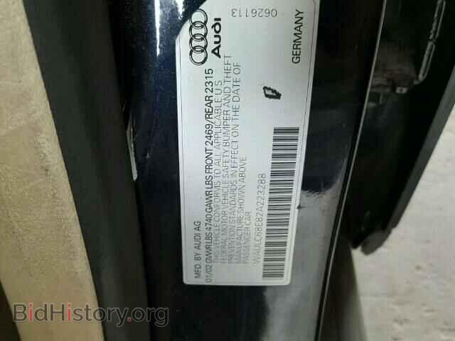 2002 AUDI A4 - VIN: WAULC68E82A223288 - Фото 10
