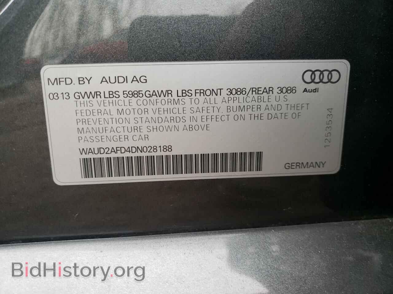 2013 AUDI S8 - VIN: WAUD2AFD4DN028188 - Photo 12