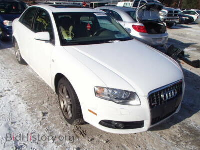 2008 Audi A4 A4 2.0T QU, white — VIN WAUDF78E88A023506, Copart