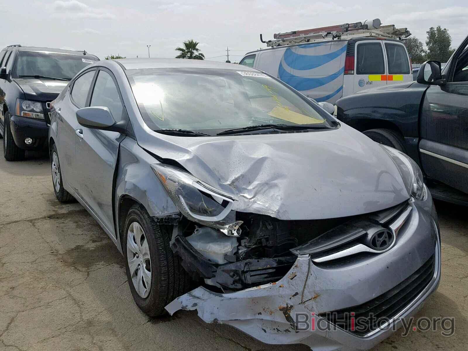 Фотография 5NPDH4AE2GH699799 - HYUNDAI ELANTRA 2016