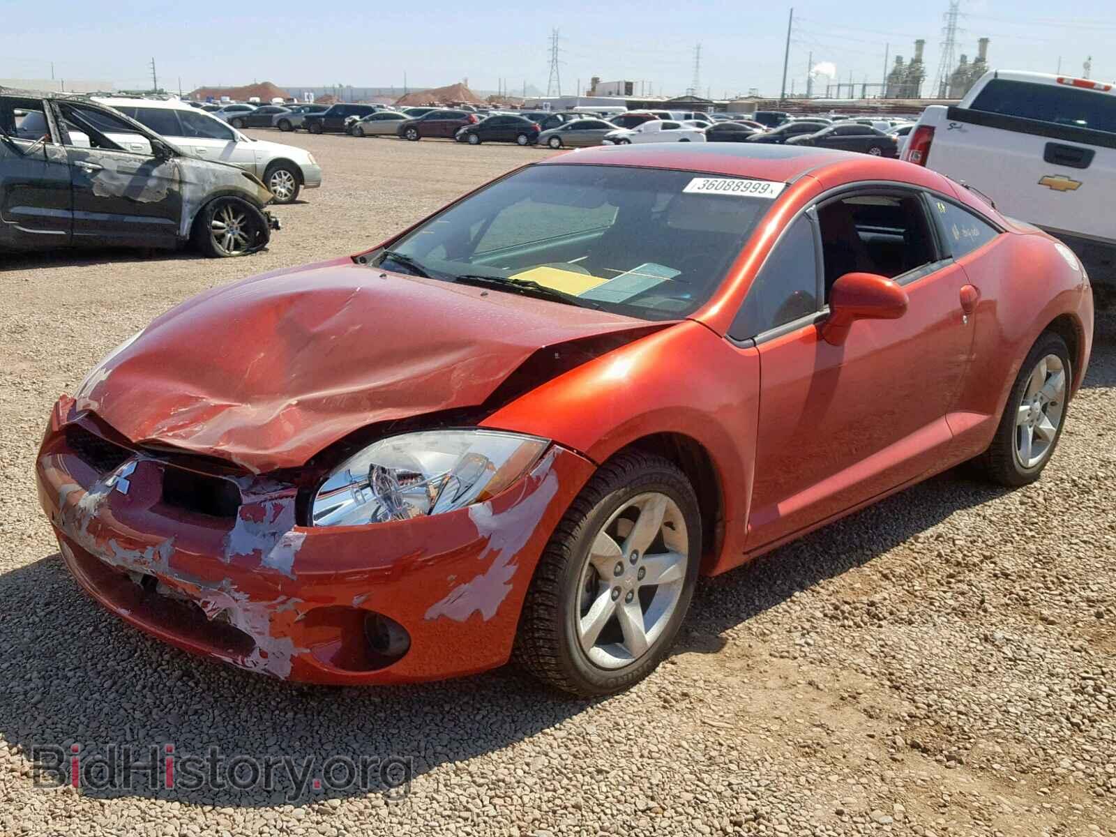 2008 MITSUBISHI ECLIPSE - VIN: 4A3AK24F58E006350 - Фото 2