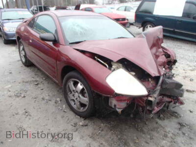 2003 Mitsubishi ECLIPSE Eclipse GS, maroon — VIN 4A3AC44G63E040050, Copart