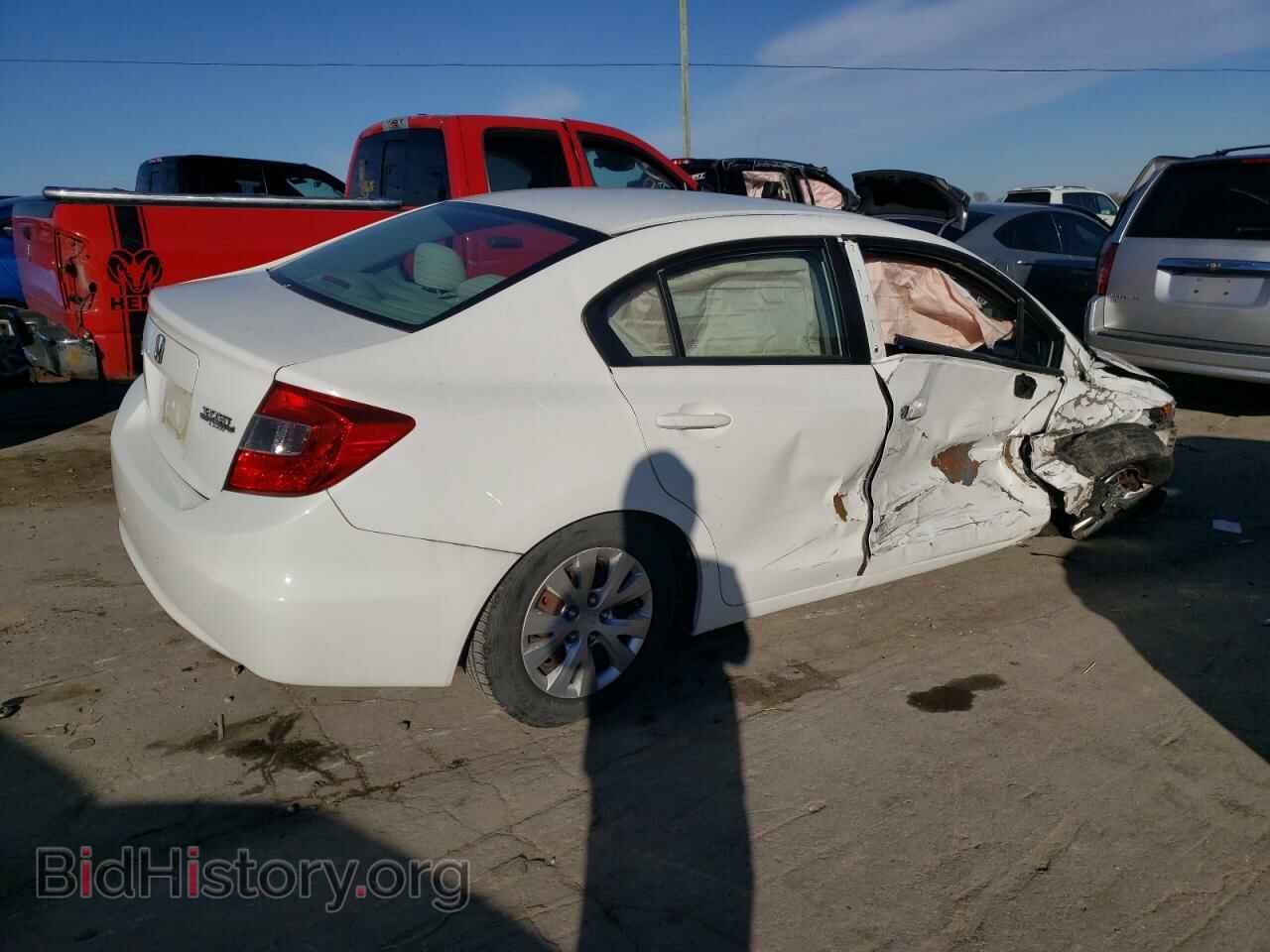 2012 HONDA CIVIC - VIN: 19XFB2F54CE072561 - Фото 3