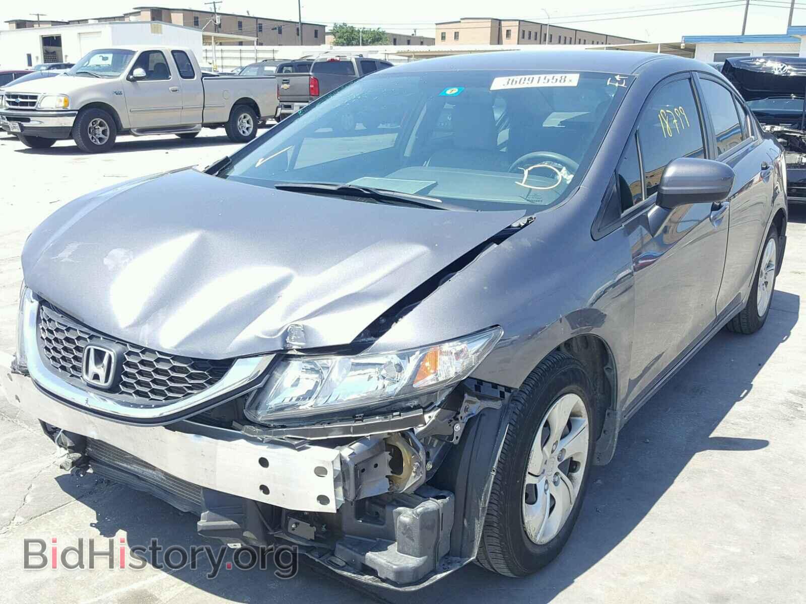 2015 HONDA CIVIC LX - VIN: 2HGFB2F57FH564480 - Фото 2