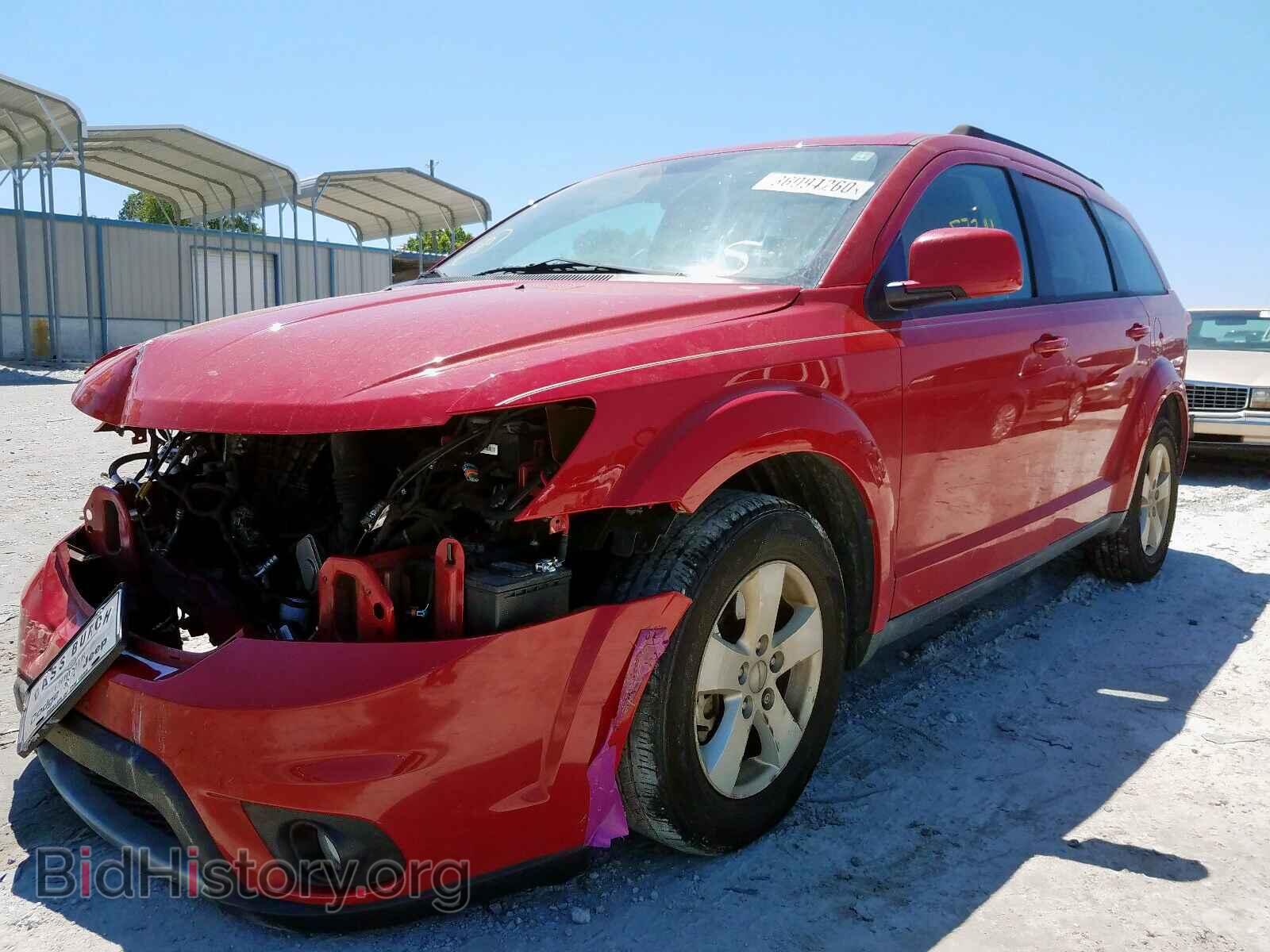 2012 DODGE JOURNEY - VIN: 3C4PDCBB6CT394193 - Фото 2