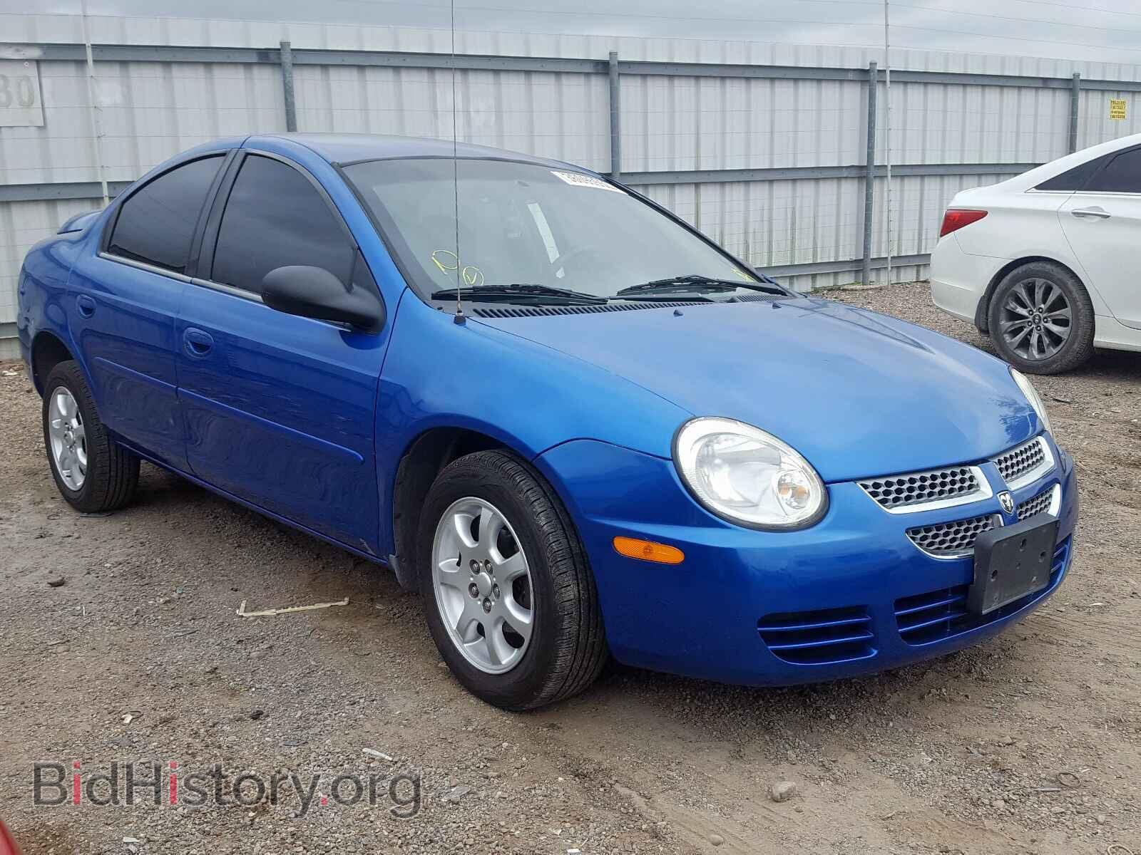 Фотография 1B3ES56CX5D279134 - DODGE NEON 2005