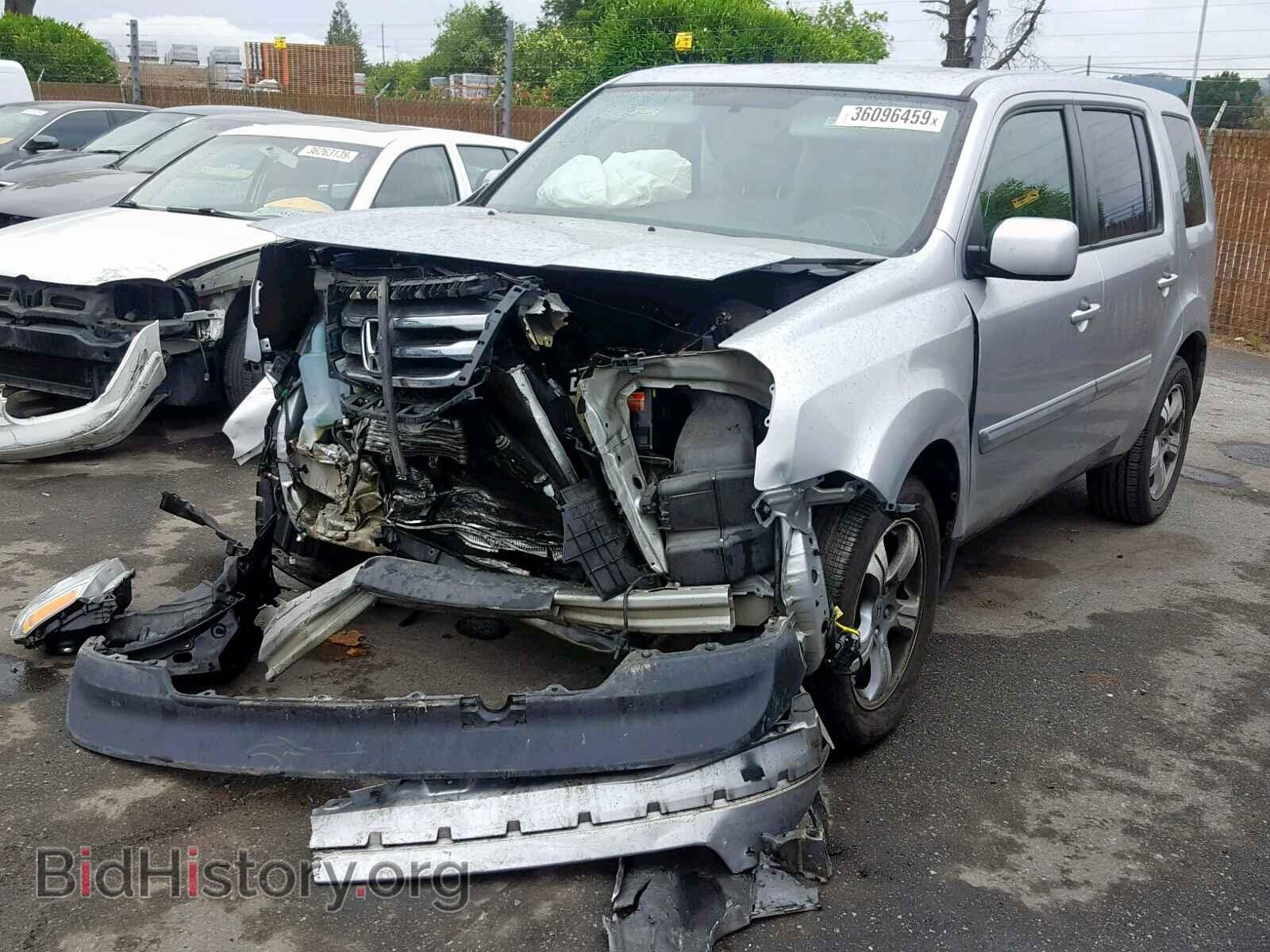 2013 HONDA PILOT EX - VIN: 5FNYF4H45DB053302 - Фото 2