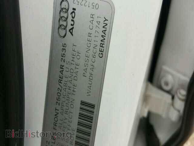 2012 AUDI A6 - VIN: WAUDFAFC6CN117741 - Фото 10