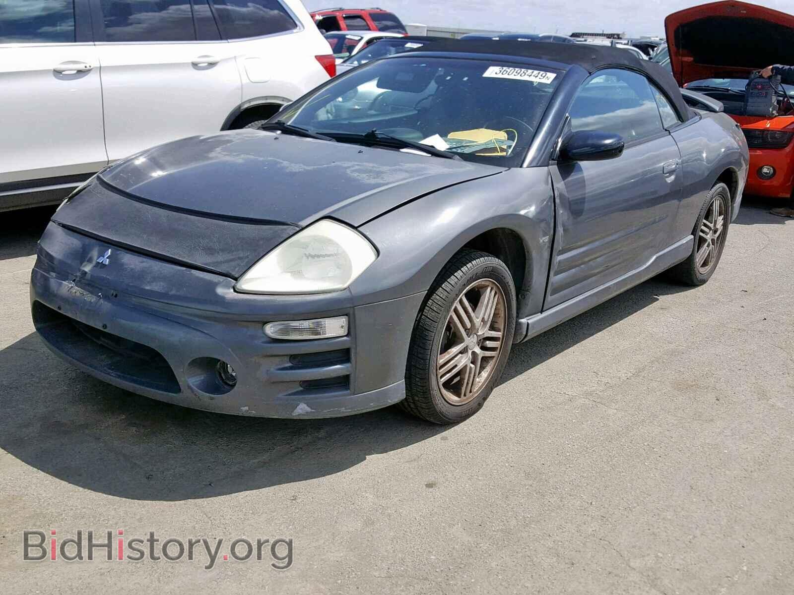 2004 MITSUBISHI ECLIPSE - VIN: 4A3AE55H84E037918 - Фото 2