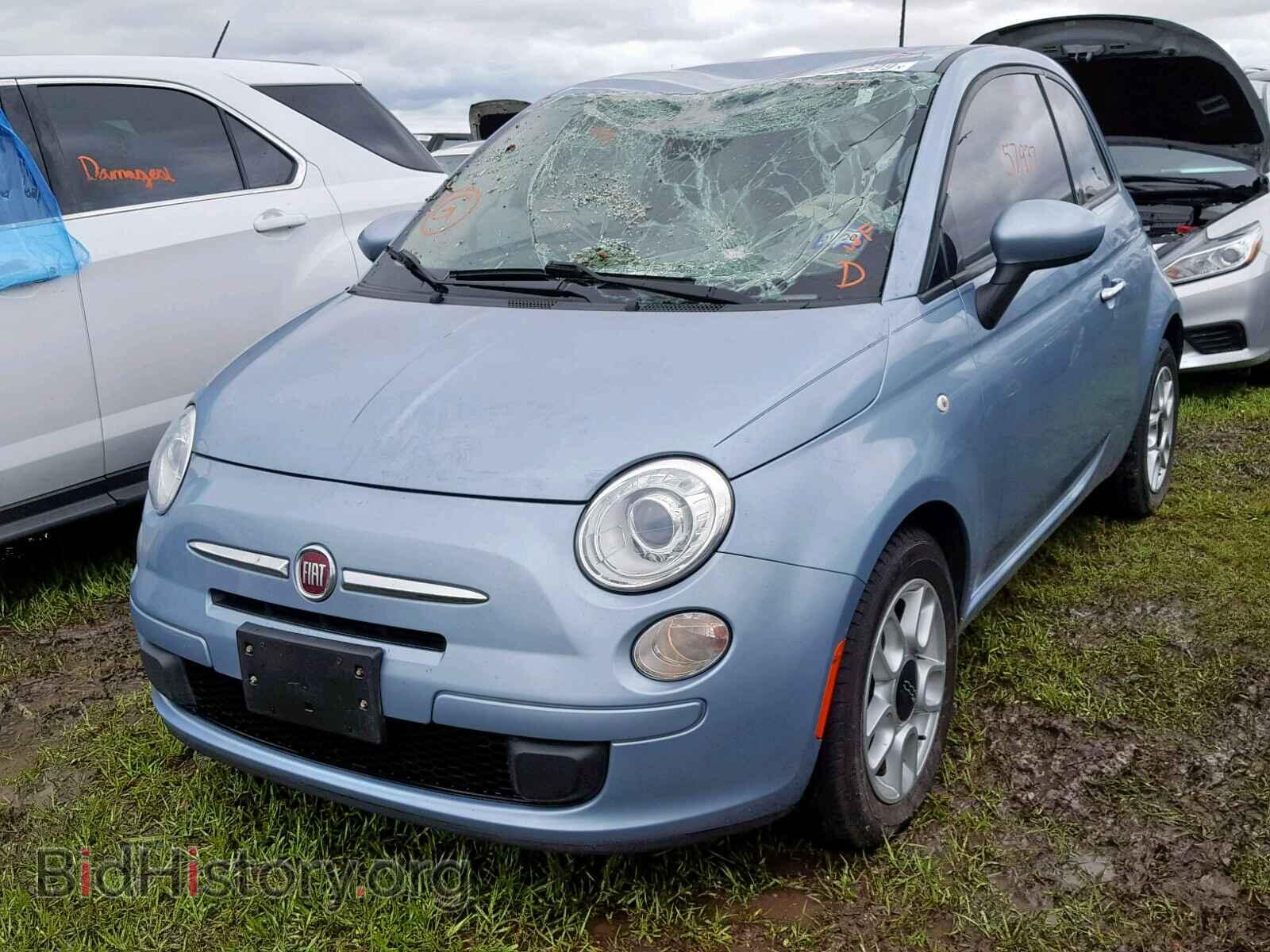 2015 FIAT 500 - VIN: 3C3CFFAR3FT504506 - Фото 2
