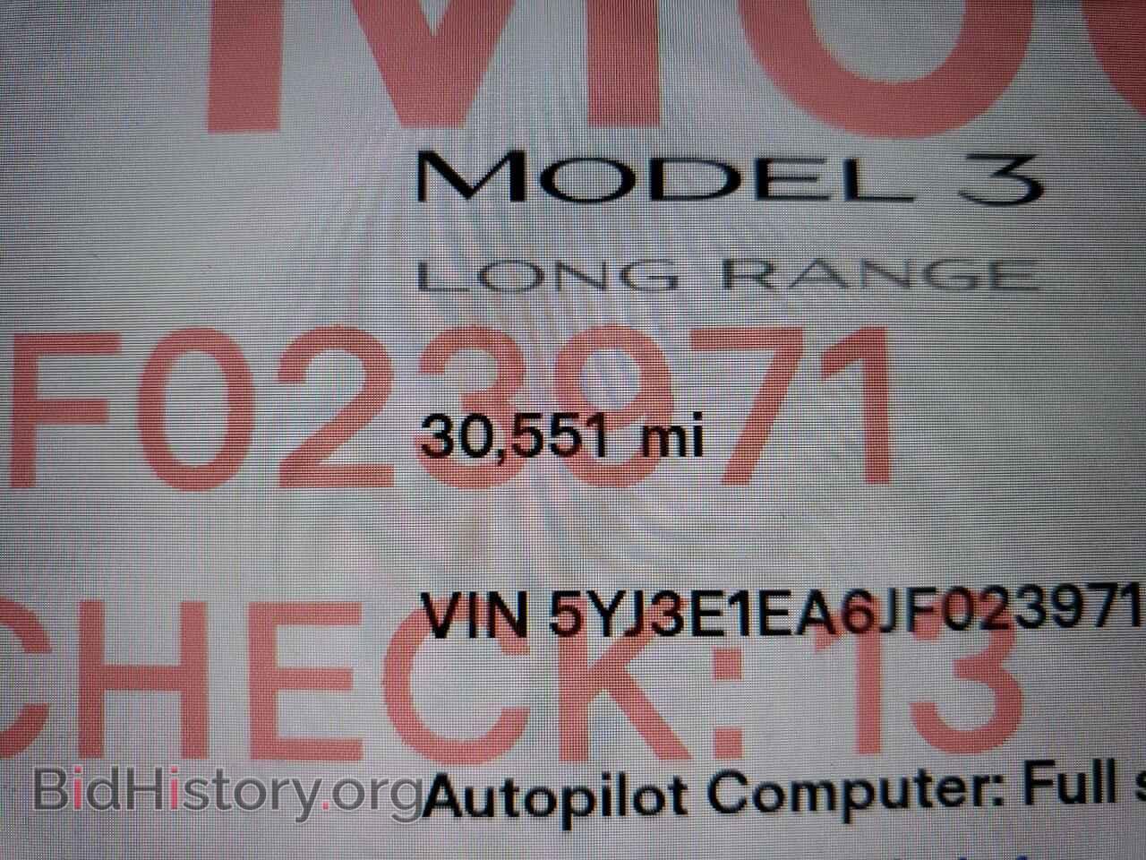 2018 TESLA MODEL 3 - VIN: 5YJ3E1EA6JF023971 - Фото 8